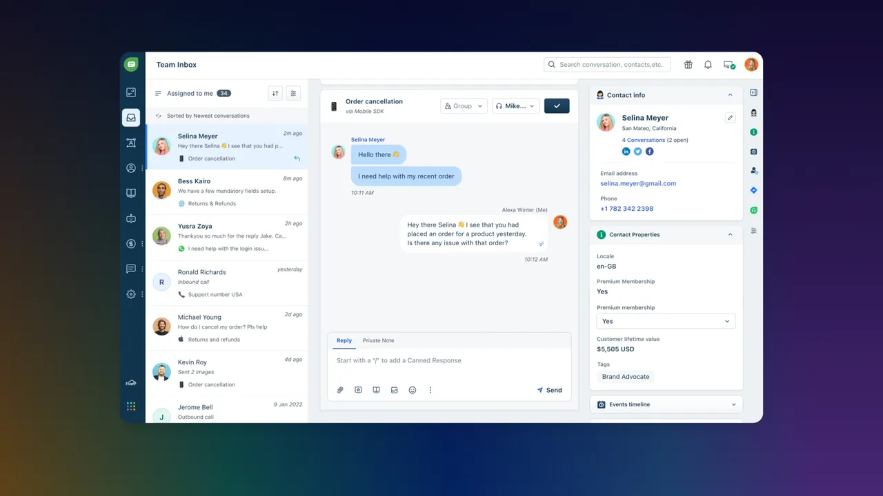 Freshchat · Solution preview